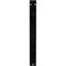 Ekena Millwork Traditional Wrought Iron Bracket, (Single center brace), Antiqued Pewter 1 1/2"W x 7 1/2"D x 10"H BKTM01X07X10STRAPW - alternate 7